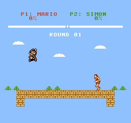 A fresh Up press sends Mario upward again before he lands.